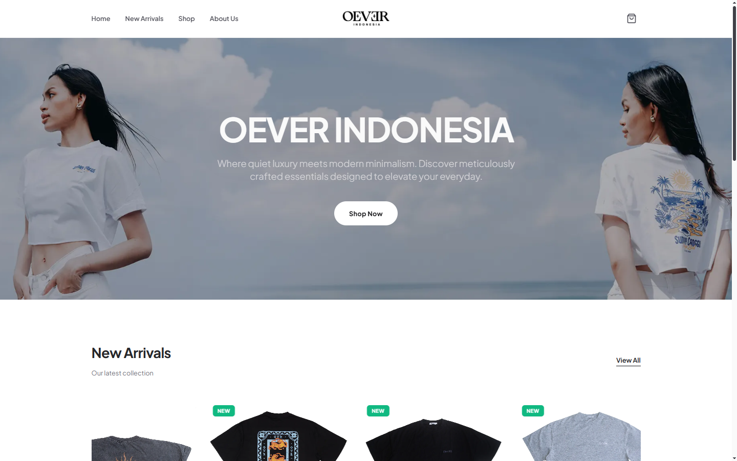 Screenshot OEVER Indonesia